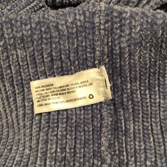 Ava & Viv blue sweater with puff sleeves. - Picture 4 of 6